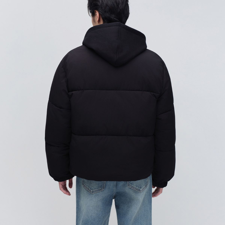 Musinsa Standard Daily Puffer Short Padding Jacket Black