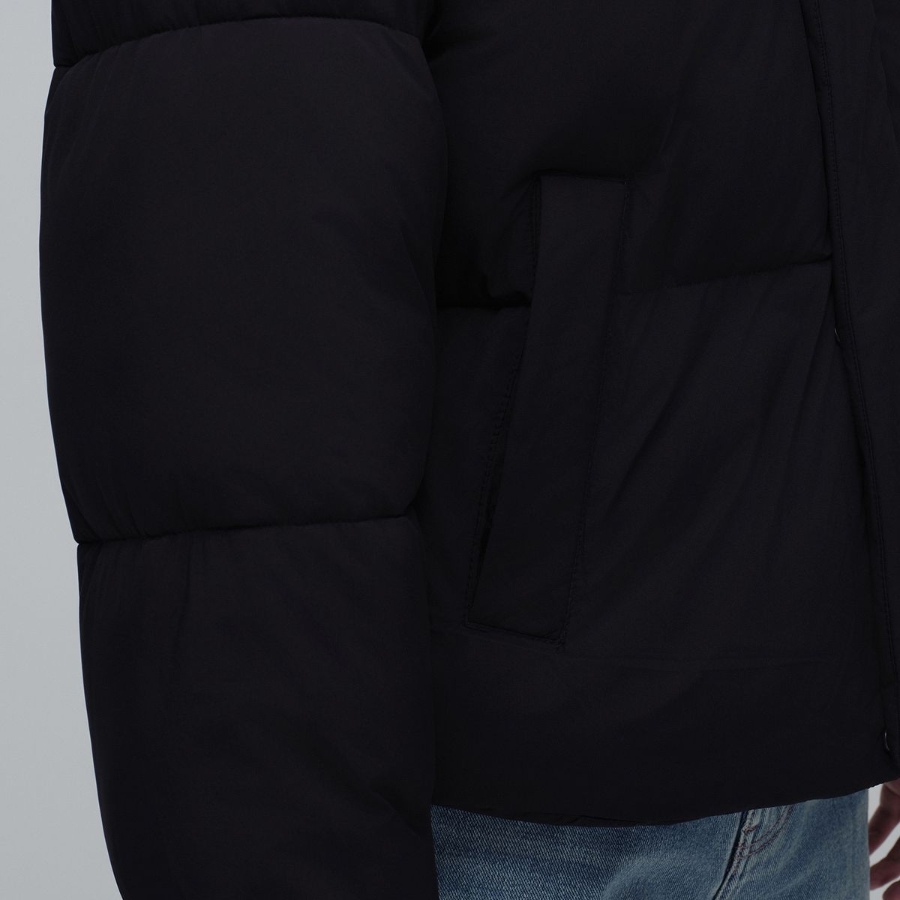 Musinsa Standard Daily Puffer Short Padding Jacket Black