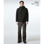 Musinsa Standard City Leisure Hooded All-Round Padding Jacket Black