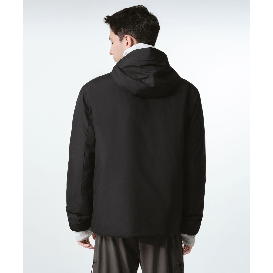Musinsa Standard City Leisure Hooded All-Round Padding Jacket Black