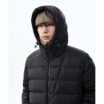 Musinsa Standard City Leisure Hooded Midweight Down Jacket Black