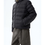 Musinsa Standard City Leisure Hooded Midweight Down Jacket Black