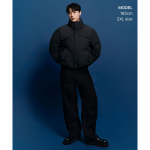 Musinsa Standard Daily Puffer Short Padding Jacket Dark Grey