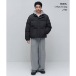 Musinsa Standard Daily Puffer Short Padding Jacket Dark Grey