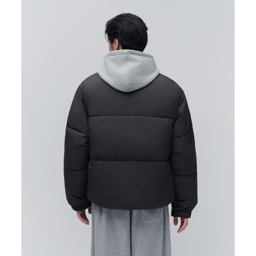 Musinsa Standard Daily Puffer Short Padding Jacket Dark Grey