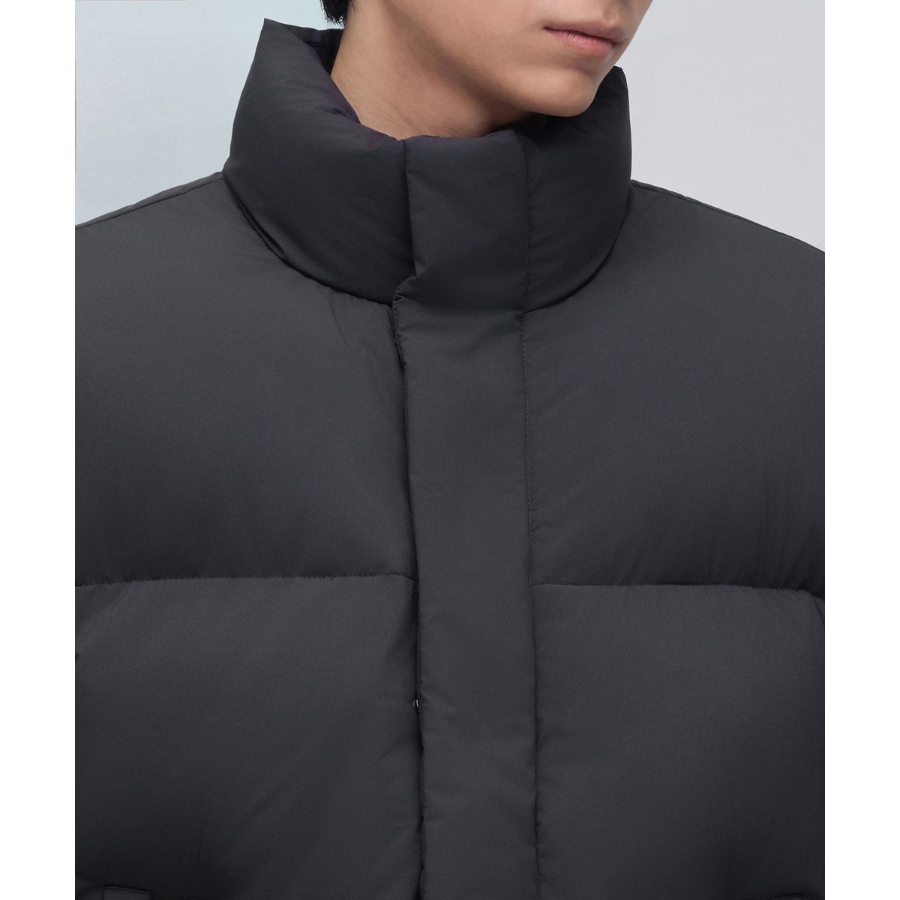 Musinsa Standard Daily Puffer Short Padding Jacket Dark Grey