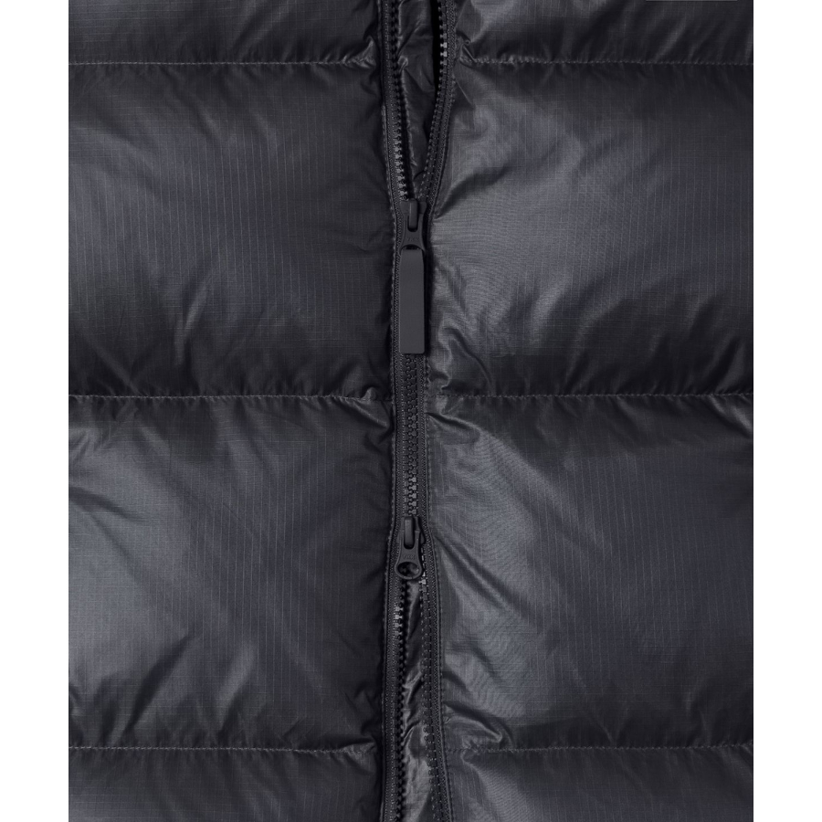 Musinsa Standard Glossed Ripstop Down Puffer Short Padding Jacket Dark Grey