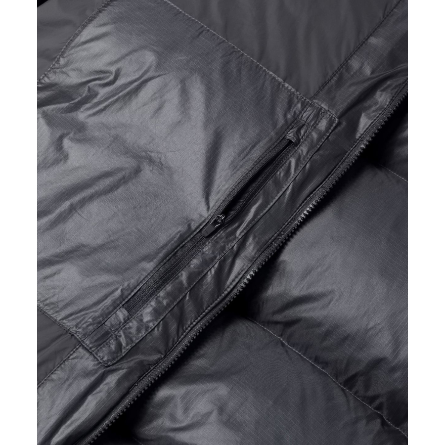 Musinsa Standard Glossed Ripstop Down Puffer Short Padding Jacket Dark Grey