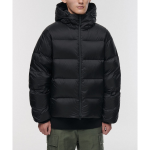 Musinsa Standard Ripstop Hooded Down Short Padding Jacket Black