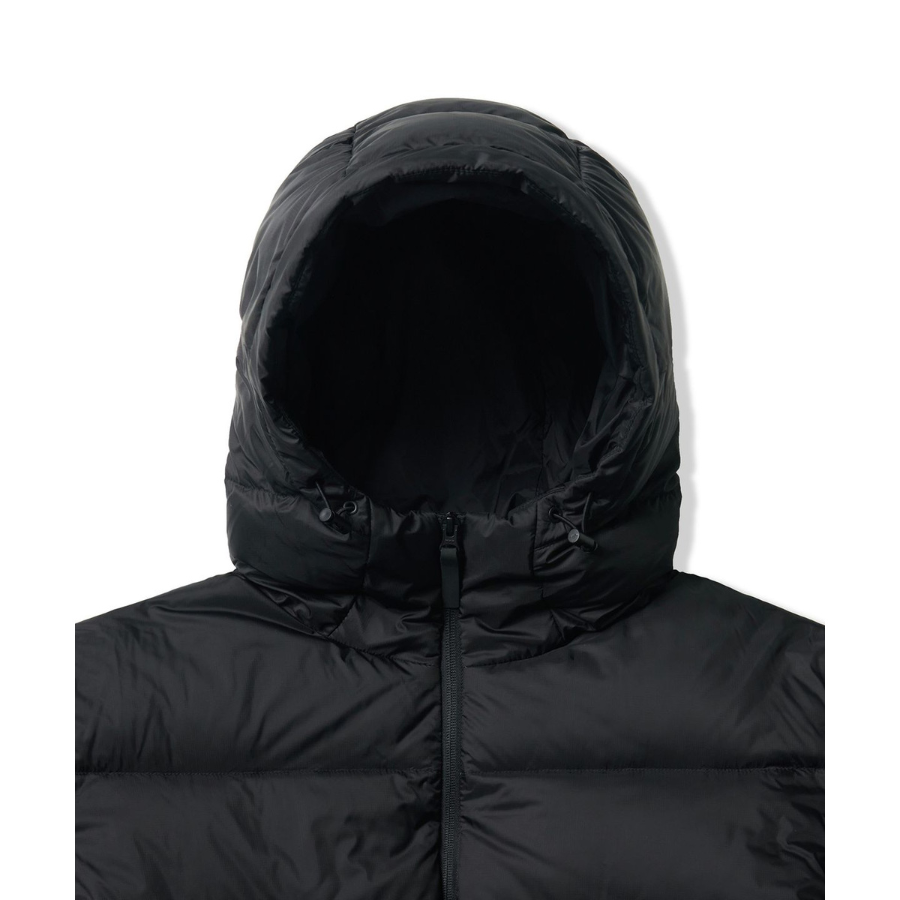 Musinsa Standard Ripstop Hooded Down Short Padding Jacket Black