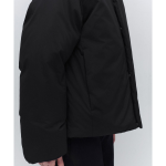 Musinsa Standard Minimal Hooded Down Short Padding Jacket Black