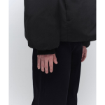 Musinsa Standard Minimal Hooded Down Short Padding Jacket Black