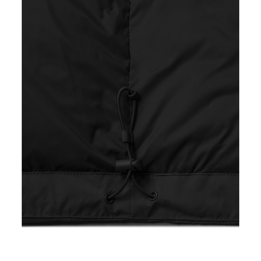 Musinsa Standard Minimal Hooded Down Short Padding Jacket Black