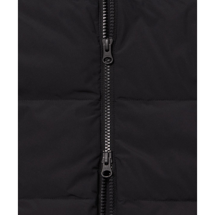 Musinsa Standard Daily Puffer Collarless Padding Jacket Black