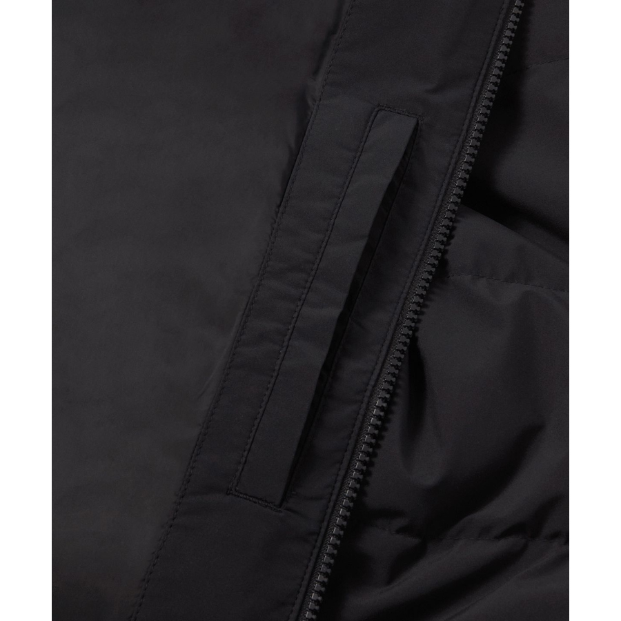 Musinsa Standard Daily Puffer Collarless Padding Jacket Black