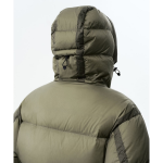 Musinsa Standard City Leisure Sheer Hooded Down Jacket Olive