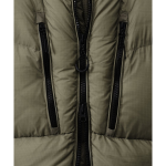 Musinsa Standard City Leisure Sheer Hooded Down Jacket Olive