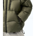 Musinsa Standard City Leisure Sheer Hooded Down Jacket Olive