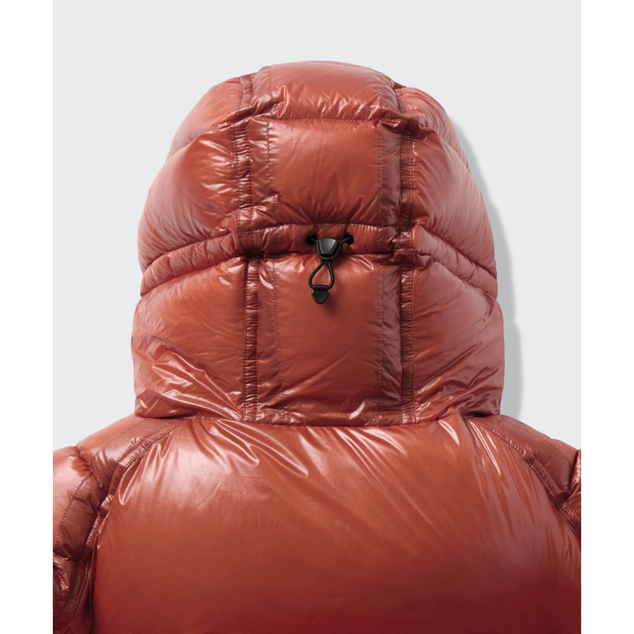 Musinsa Standard City Leisure Sheer Ripstop Hooded Down Short Padding Jacket Orange