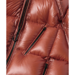Musinsa Standard City Leisure Sheer Ripstop Hooded Down Short Padding Jacket Orange