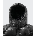 Musinsa Standard City Leisure Sheer Ripstop Hooded Down Short Padding Jacket Grey