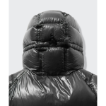 Musinsa Standard City Leisure Sheer Ripstop Hooded Down Short Padding Jacket Grey