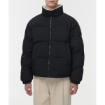 Musinsa Standard Daily Puffer Reversible Fleece Short Padding Jacket Black Cream