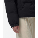 Musinsa Standard Daily Puffer Reversible Fleece Short Padding Jacket Black Cream