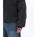 Musinsa Standard Daily Puffer Corduroy Short Padding Jacket Dark Grey
