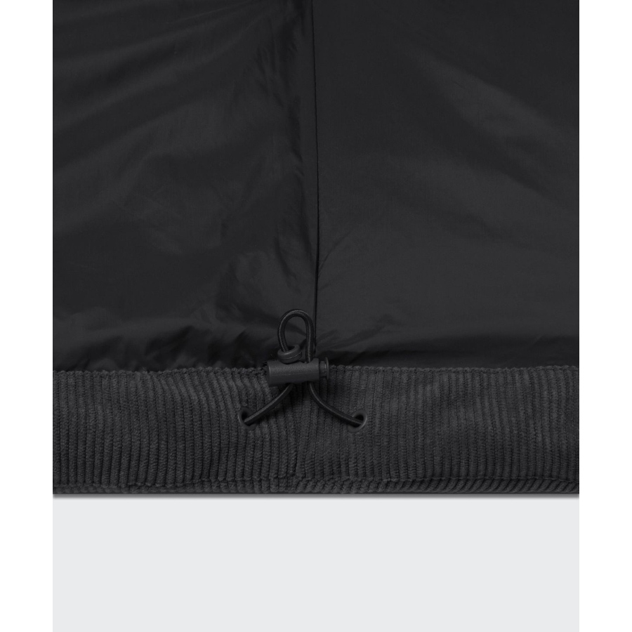 Musinsa Standard Daily Puffer Corduroy Short Padding Jacket Dark Grey