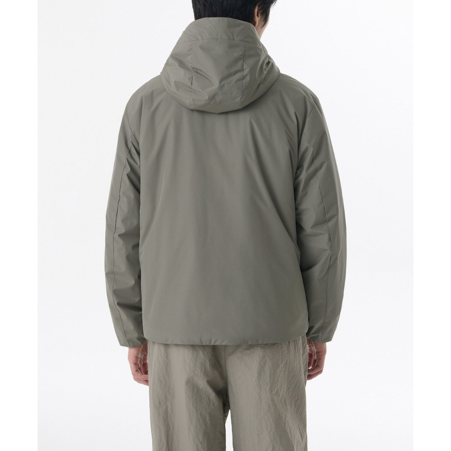 Musinsa Standard Hooded All-Round Padding Jacket Khaki Grey