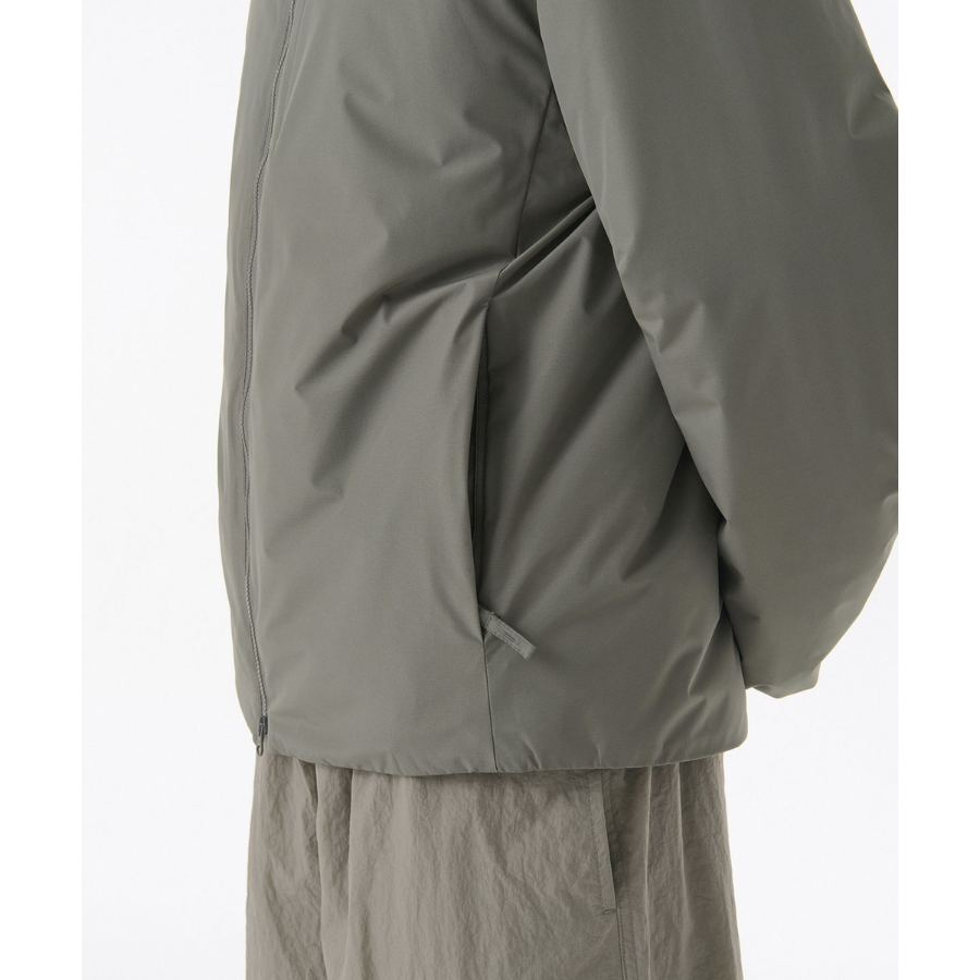 Musinsa Standard Hooded All-Round Padding Jacket Khaki Grey