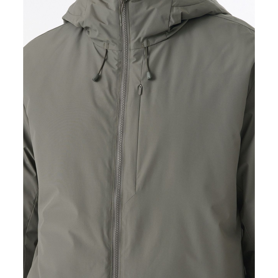 Musinsa Standard Hooded All-Round Padding Jacket Khaki Grey