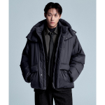 Musinsa Standard Non-Quilting Hooded Padding Jacket Iron Grey