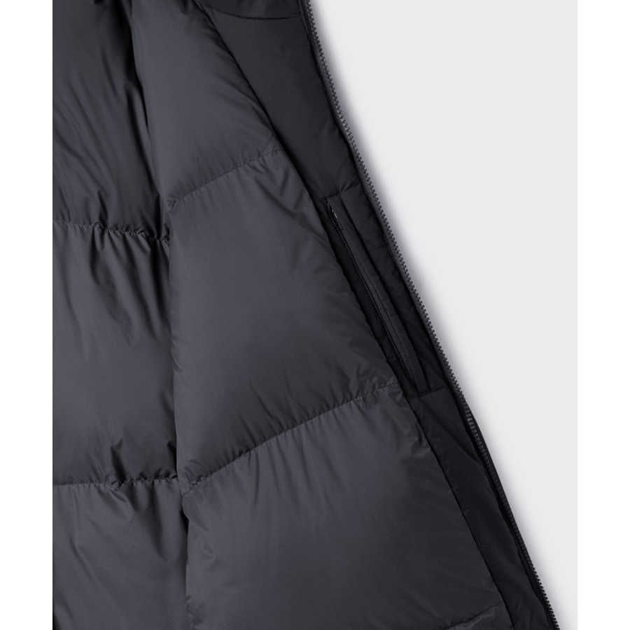 Musinsa Standard Non-Quilting Hooded Padding Jacket Iron Grey
