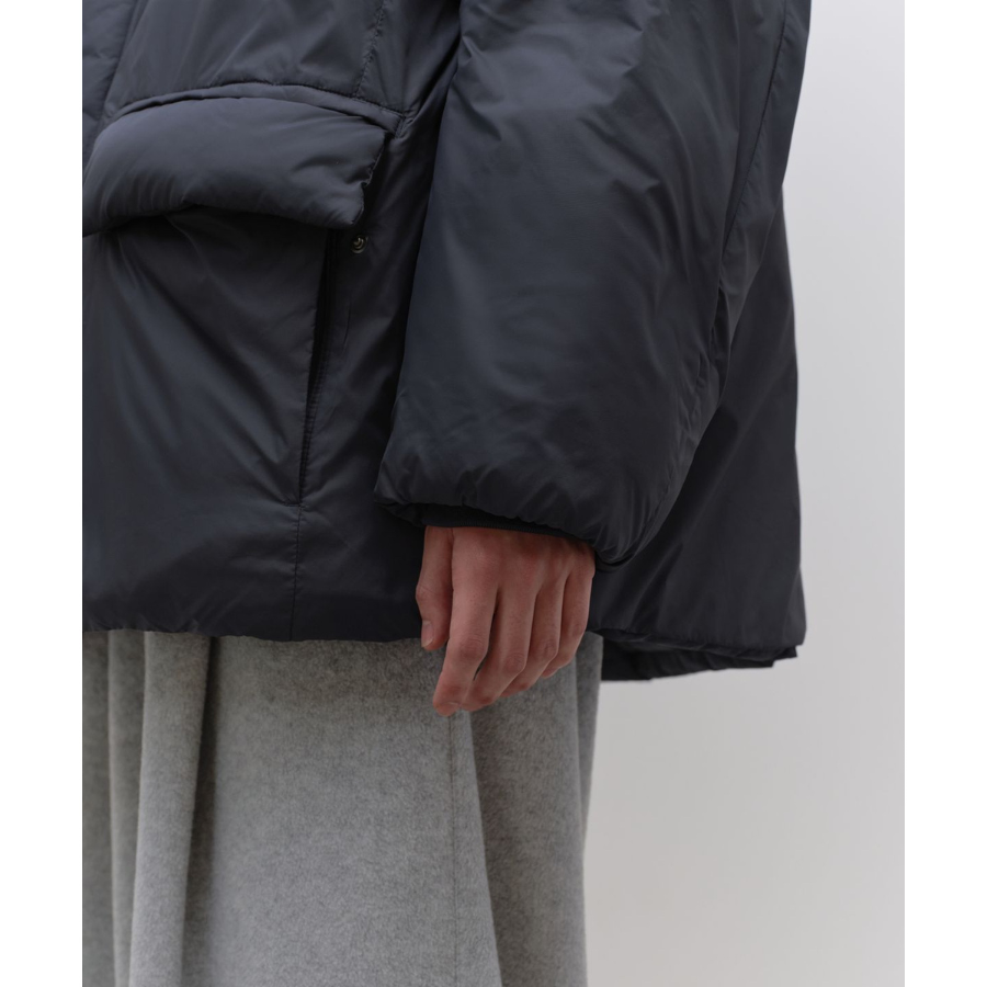 Musinsa Standard Non-Quilting Hooded Padding Jacket Iron Grey