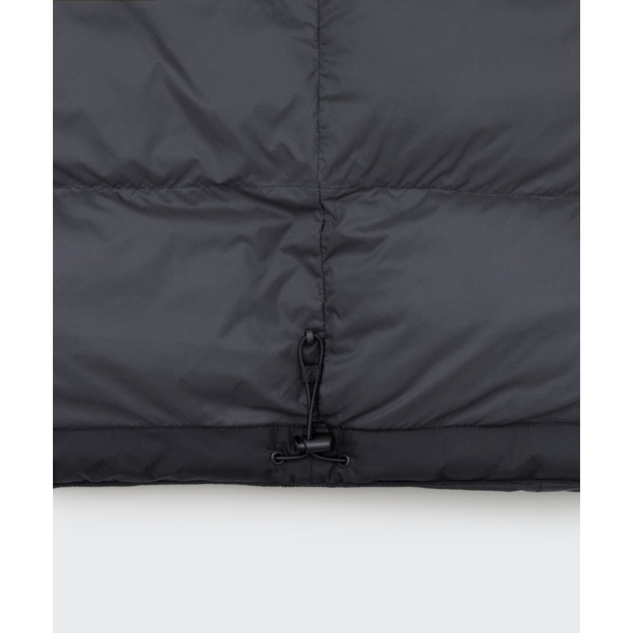 Musinsa Standard Non-Quilting Hooded Padding Jacket Iron Grey
