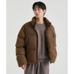 Musinsa Standard Daily Puffer Corduroy Short Padding Jacket Baroque Brown