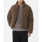 Musinsa Standard Daily Puffer Corduroy Short Padding Jacket Baroque Brown