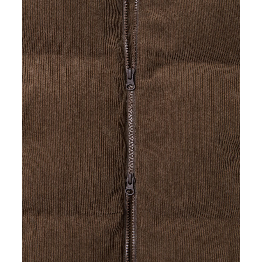 Musinsa Standard Daily Puffer Corduroy Short Padding Jacket Baroque Brown
