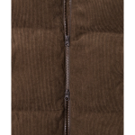 Musinsa Standard Daily Puffer Corduroy Short Padding Jacket Baroque Brown