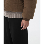 Musinsa Standard Daily Puffer Corduroy Short Padding Jacket Baroque Brown