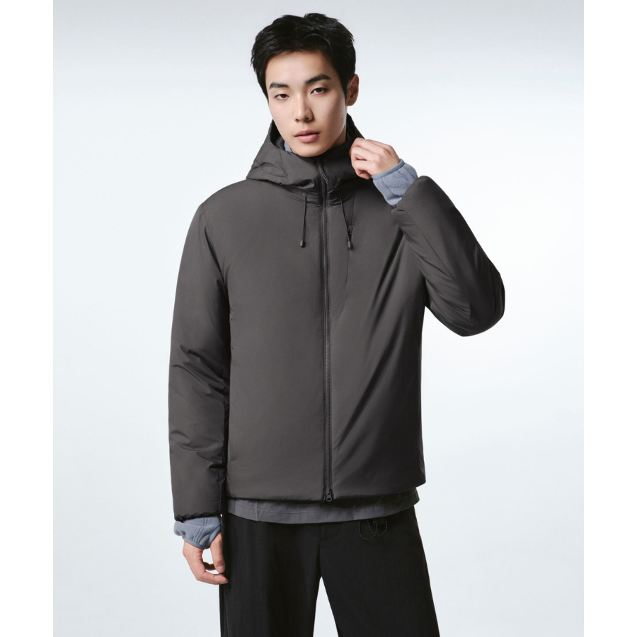 Musinsa Standard City Leisure Hooded All-Round Padding Jacket Grey