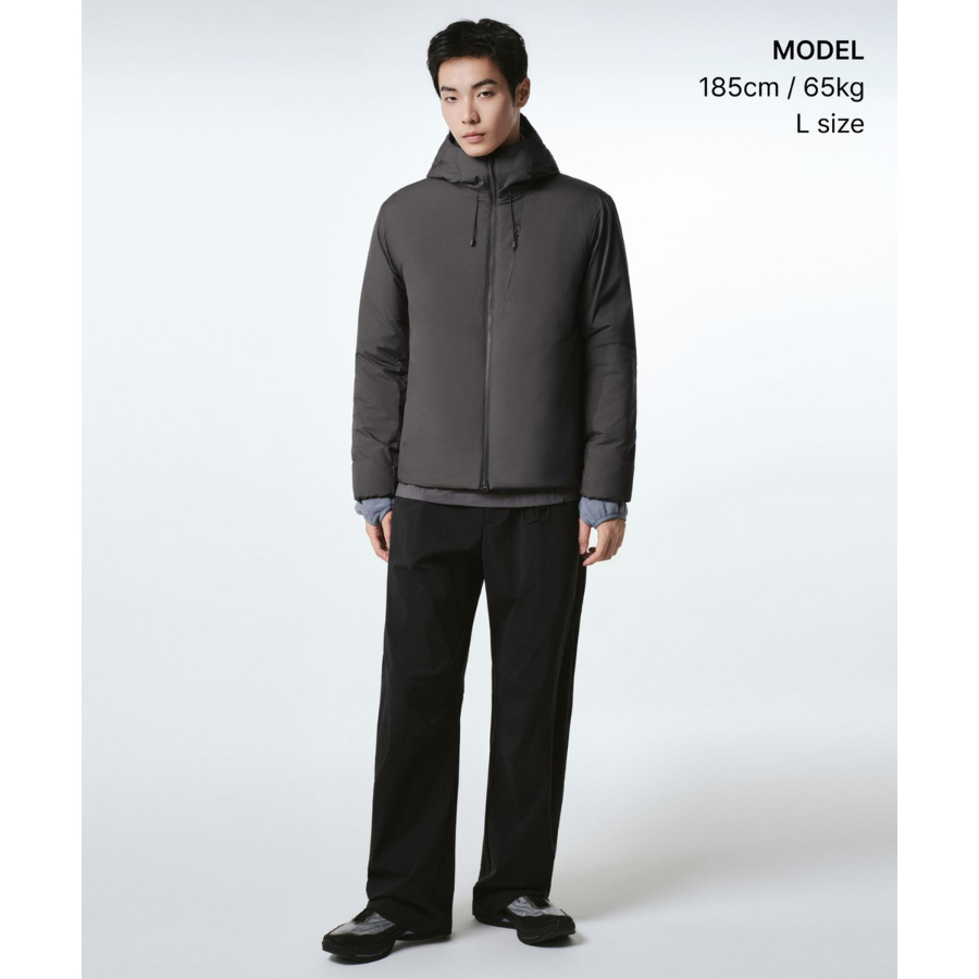 Musinsa Standard City Leisure Hooded All-Round Padding Jacket Grey