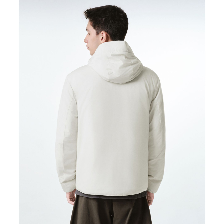 Musinsa Standard City Leisure Hooded All-Round Padding Jacket Stone White