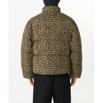 Musinsa Standard Rohongchul Collaboration Lucky Guy Leopard Short Padding Jacket Beige