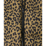 Musinsa Standard Rohongchul Collaboration Lucky Guy Leopard Short Padding Jacket Beige