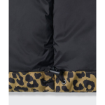 Musinsa Standard Rohongchul Collaboration Lucky Guy Leopard Short Padding Jacket Beige