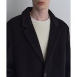 Musinsa Standard Cashmere Blend Oversize Single Coat Black