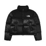 (W) The North Face White Label Novelty Nuptse Down Jacket Black